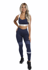 SEAMLESS DARK BLUE SET